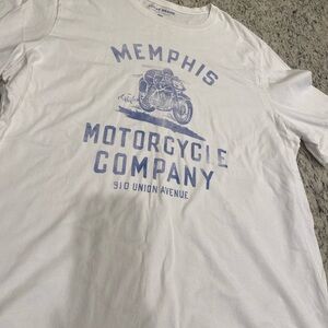 Memphis Motorcycle Company White T-Shirt